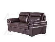 Dark Brown Italian leather sofa AEK 050