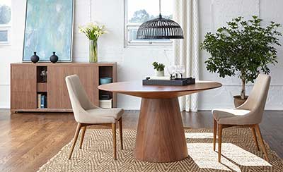Walnut Dining Table Estyle 386