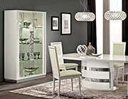 White Lacquer Curio EF Rica