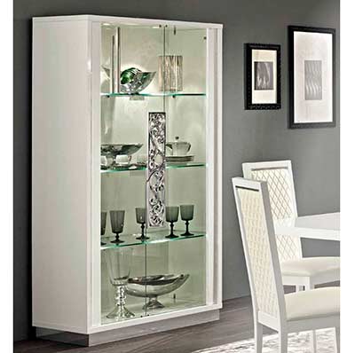 White Lacquer Curio EF Rica