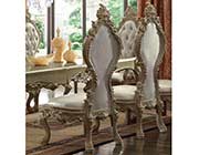 White Pearl Silver Dining table HD21031