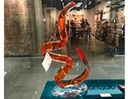 Naja Acrylic Sculpture by Muniz Plastics