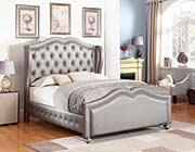 Metallic Leatherette bed CO 824