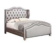 Metallic Leatherette bed CO 824