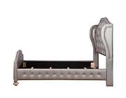 Metallic Leatherette bed CO 824
