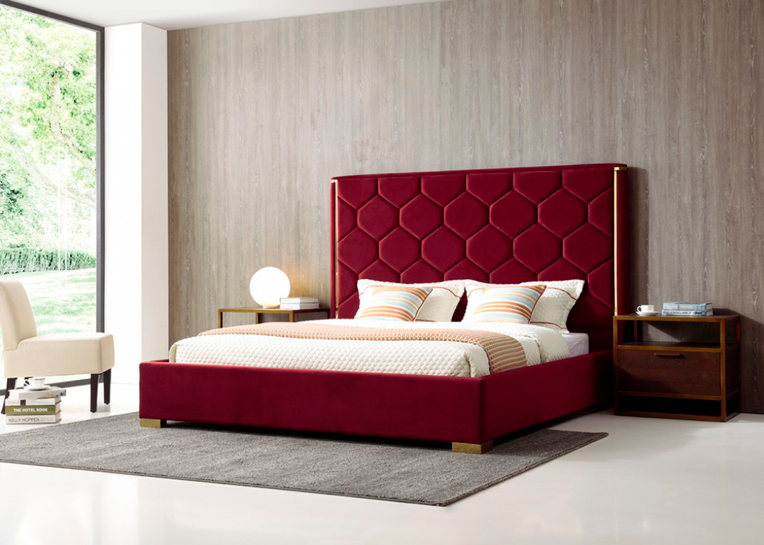 red modern bedroom furniture