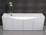 White lacquer buffet NJ Zelia