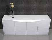 White lacquer buffet NJ Zelia