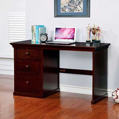 Dark Walnut Desk with Amle storage FA 602