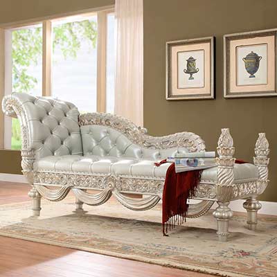 Silver Finish Bench HD 088
