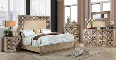 Oak Finish Bed FA 393