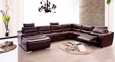 Sectional Sofa with 1 Recliner EF 144