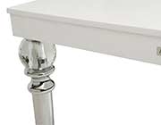 Transitional White Crocodile Dining Table VG Bayar