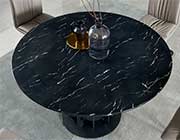 Black Marble Top Dining Table EF 31