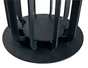 Black Marble Top Dining Table EF 31