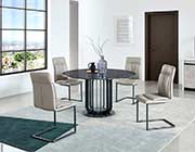 Black Marble Top Dining Table EF 31