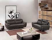 Taupe Leather sofa AE 531