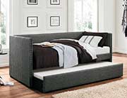 Gray Fabric Daybed HE 969