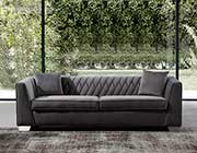 Dark Gray Velvet Sofa AL Charlton