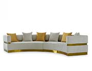 Glamorous Beige Sectional Sofa VG 917