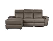 Modular leather power sectional Sofa HE 308
