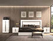White Gloss Lacquer Marilena Bed