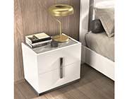 White Gloss Lacquer Marilena Bed