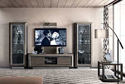 High gloss lacquered Wall Unit EF Charm