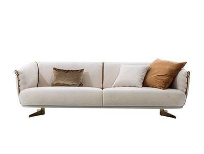 Beige Fabric Sofa Malibu