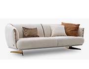 Beige Fabric Sofa Malibu