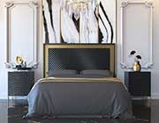 Black High Gloss Bedroom EF Nami