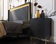 Black High Gloss Bedroom EF Nami