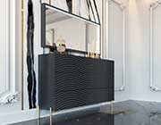 Black High Gloss Bedroom EF Nami