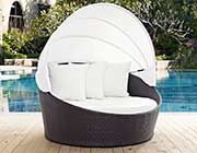 Orange Outdoor Patio Daybed MW Cadencia