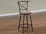 Set of 2 X-Back Style Bar Stool 24H. 