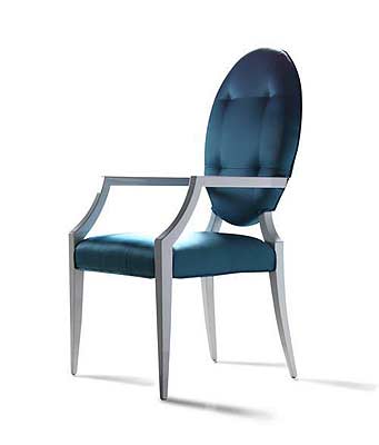 Lumino Teal Fabric Dining Chair