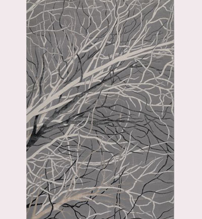 Tree MO-967 Hand Tufted Rug in White