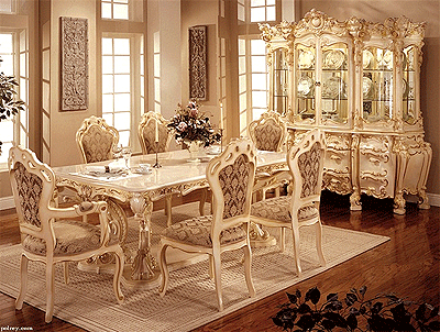 Victorian Dining Room Set 01