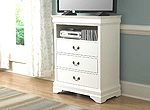 White Twin Bedroom set HE539