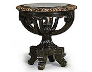 BT 046 Classical Italian Accent Table in Walnut Finish