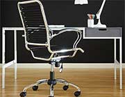 Modern Office Chair Bungie Flat J-Arm