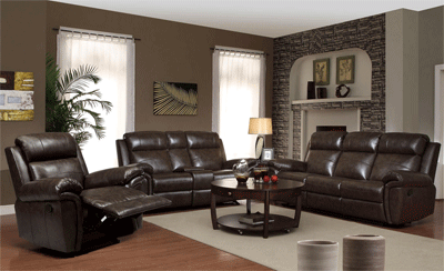 Motion Bonded Leather Sofa Set CO41