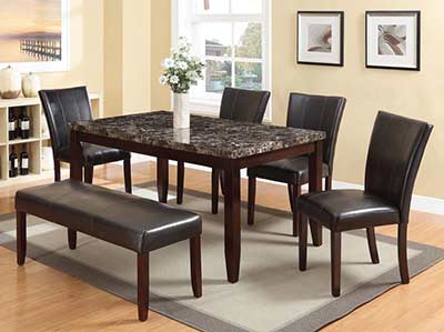 Marble Top Dining Table Iris AC 520