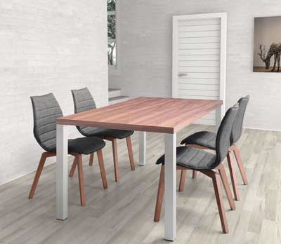 Walnut Top Dining Table Z051