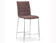 Modern Counter Fabric Chair Z336 in Tobacco