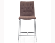 Modern Counter Fabric Chair Z336 in Tobacco