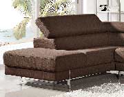 Modern Brown Sectional Sofa VG316