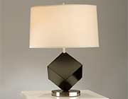 Table Lamp with Black Cube base NL612
