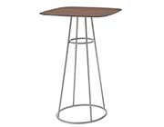 Walnut Top Barrique Bar Table by Domitalia