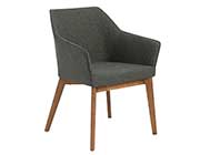 Grey Fabric Arm Chair Elma